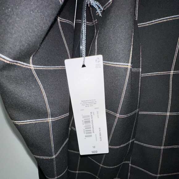 🖤✨ Liz Claiborne Windowpane Blazer | Size 12 | NWT ✨🖤 - Picture 5 of 6